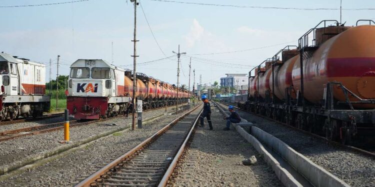 Stasiun Belawan Perkuat Mata Rantai Integrasi Kereta Api dan Jalur Laut 1 Stasiun Belawan.