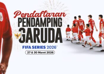 PSSI melalui PT GSI kembali membuka program pendamping Garuda untuk menjadi bagian dari rangkaian FIFA Series 2026.