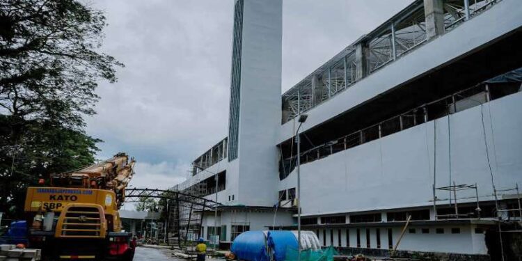 Penyelesaian Revitalisasi Stadion Teladan Dipercepat 1 Revitalisasi Stadion Teladan Medan.