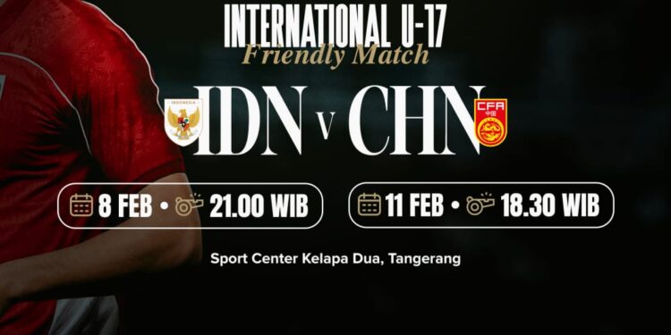 PSSI menyiapkan tiket untuk dua laga uji coba Timnas U-17.