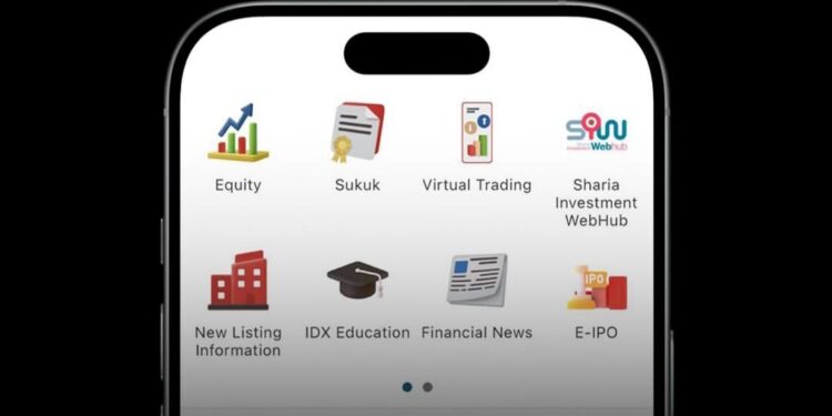 BEI Luncurkan Mode Syariah di IDX Mobile 1 Mode syariah di IDX Mobile.