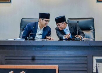 Rico Waas saat memimpin Rapat Koordinasi Pembahasan Tindak Lanjut Penanganan Peredaran Narkoba di wilayah Kecamatan Medan Belawan.