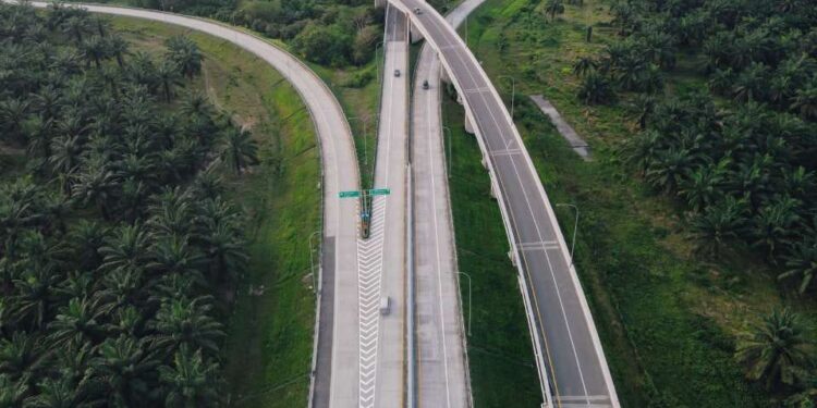 233.024 Kendaraan Melintas di Ruas Tol MKTT hingga H+2 Idulfitri 1 Ruas tol Medan-Kualanamu-Tebing Tinggi (MKTT).