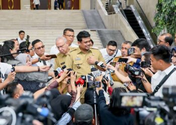 Gubernur Sumut, Bobby Nasution usai rapat bersama kepala daerah terdampak bencana di Jakarta, Senin (25/5/2026).