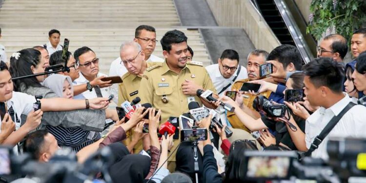 Sumut Terima Pengembalian TKD Terbesar 1 Gubernur Sumut, Bobby Nasution usai rapat bersama kepala daerah terdampak bencana di Jakarta, Senin (25/5/2026).