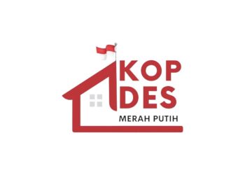 Logo Koperasi Desa/Kelurahan Merah Putih (KDKMP).