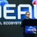 Wamenkomdigi, Nezar Patria memberikan keynote speech penutup dalam acara DEAL 2026 di Tribrata Darmawangsa, Jakarta Selatan, Selasa (23/6/2026).