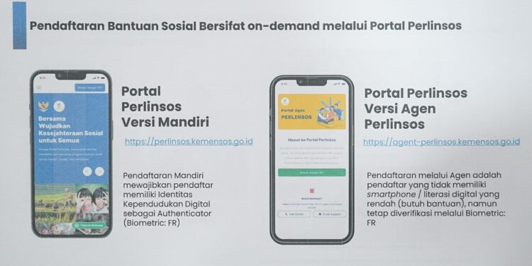 Warga Medan Didorong Manfaatkan Perlinsos Digital, Urus Bansos Jadi Gampang 1 Pemerintah perluas uji coba sistem digitalisasi bansos melalui Portal Perlinsos.