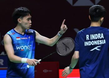 Ganda putra Indonesia Raymond Indra/Nikolaus Joaquin.