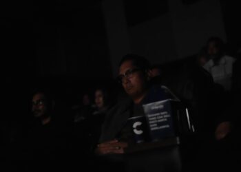 Wali Kota Medan, Rico Waas, saat Gala Primer Film Samudera di Sun Plaza Medan.