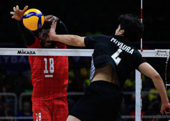 Salah satu laga VNL.