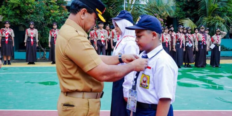 Sambut Murid Baru, Pemko Medan Gaungkan MPLS Ramah 1 Pembukaan MPLS Ramah tingkat SMP Kota Medan, di UPT SMP Negeri 3 Medan.