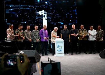Pembukaan PRSU ke-50 di Panggung Utama PRSU, Jalan Gatot Subroto, Medan, Jumat (3/7/2026) malam.