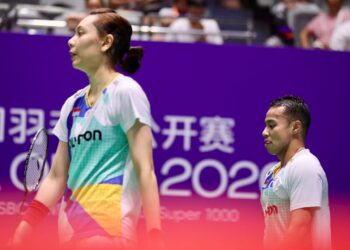 Ganda campuran Rehan Naufal Kusharjanto/Gloria Emanuelle Widjaja.