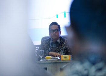 Rapat Digitalisasi Bansos Berbasis Digital Public Infrastructur (DPI), di Balai Kota, Kamis (9/7/2026).