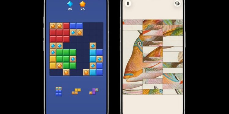 Block Blast!+ and Art of Fauna: Cozy Puzzles+ hadir di Apple Arcade tanggal 3 September.