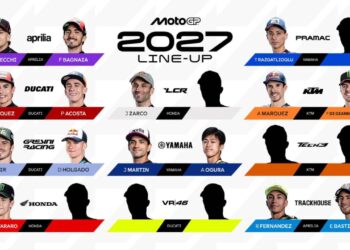 Susunan pembalap MotoGP 2027 yang telah terkonfirmasi.