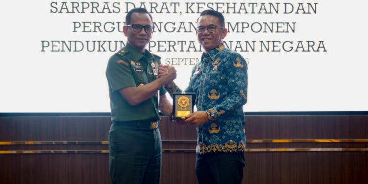 Pemko Medan Siap Perkuat Sinergi Dukung Pertahanan Negara 1 Asistensi Penataan Sarana Prasarana Darat, Kesehatan, dan Pergudangan Komponen Pendukung Pertahanan Negara TA 2026 yang digelar Kemenhan RI, di Medan.