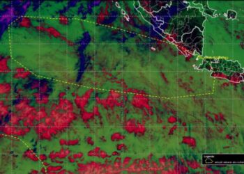 Pemantauan perkembangan aktivitas erupsi Gunung Anak Krakatau.